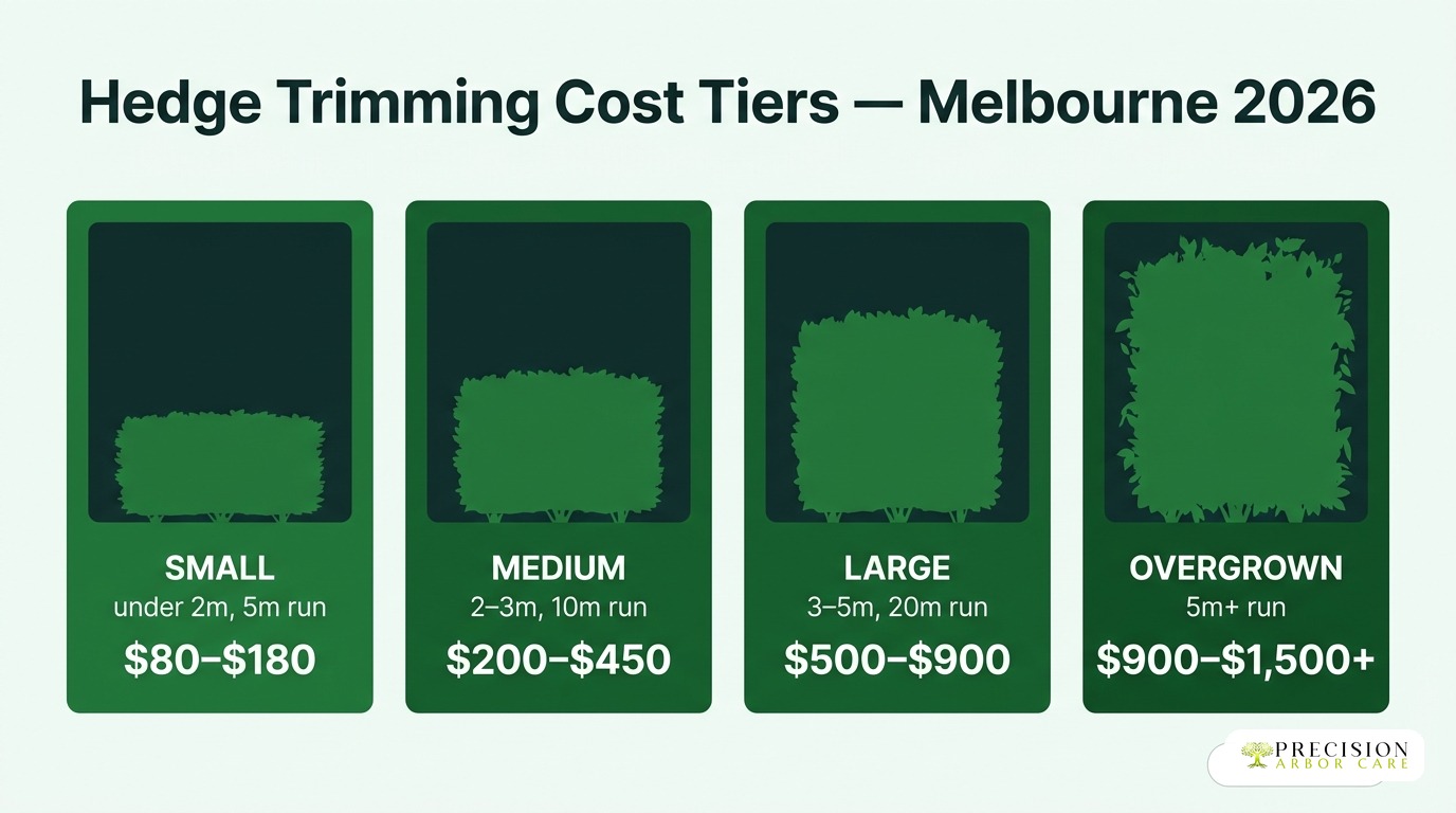 Hedge trimming cost tiers Melbourne 2026 Professional tree removal in Melbourne, ensuring safety and efficiency. Expert arborists providing r.